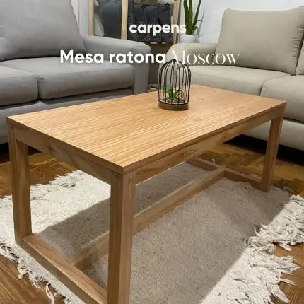 Mesa Ratona Moscow | Madera Paraiso | 6 CUOTAS SIN INTERES
