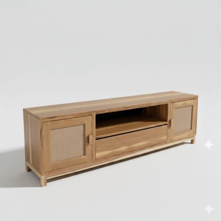 Rack TV Candem | Madera Petiribi | 6 CUOTAS SIN INTERES