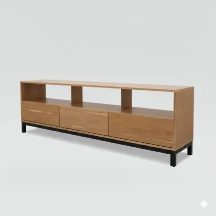 Rack TV Berlín | Madera Petiribi | 6 CUOTAS SIN INTERES